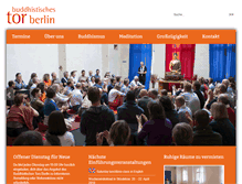 Tablet Screenshot of buddhistisches-tor-berlin.com